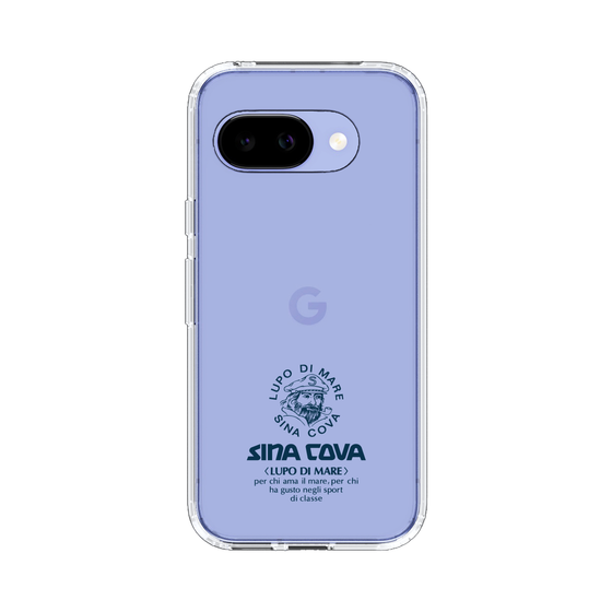 スリムプロテクションケース［ SINA COVA - ロゴ - Navy ］