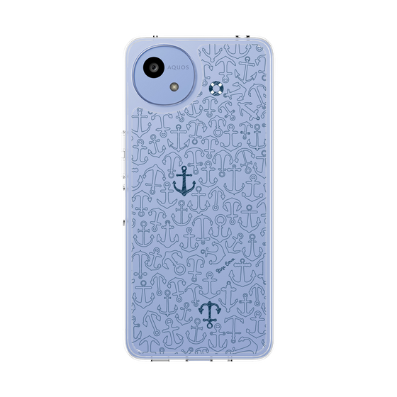 スリムプロテクションケース［ SINA COVA - イカリ - Navy ］