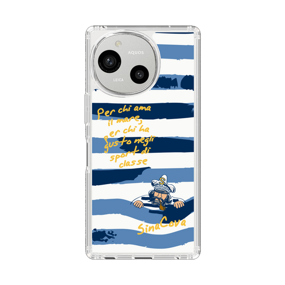 スリムプロテクションケース［ SINA COVA - ボーダー ］