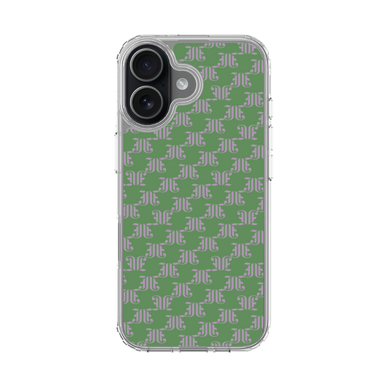 スリムプロテクションケース［ jouetie - モノグラム - Green ］