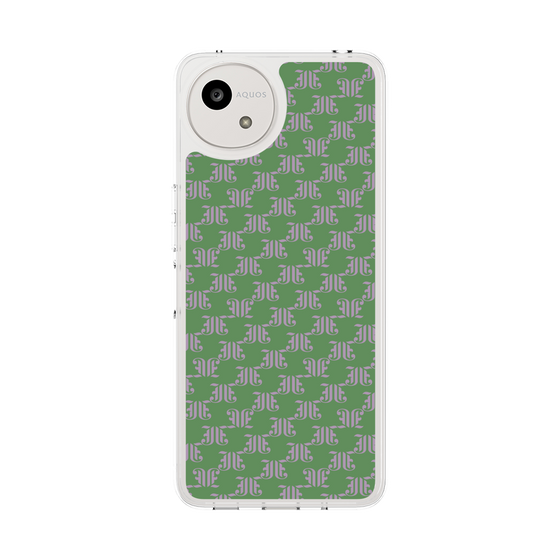 スリムプロテクションケース［ jouetie - モノグラム - Green ］