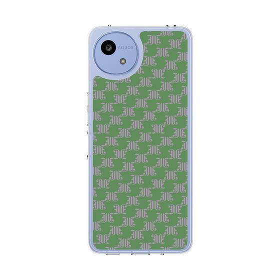 スリムプロテクションケース［ jouetie - モノグラム - Green ］