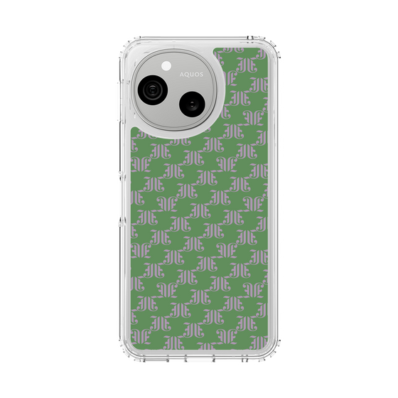 スリムプロテクションケース［ jouetie - モノグラム - Green ］