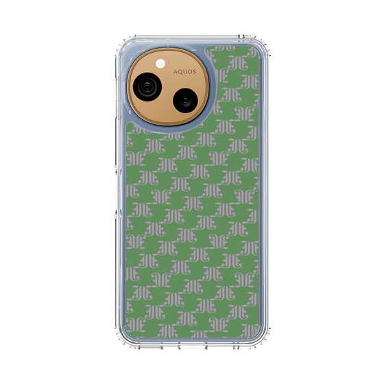 スリムプロテクションケース［ jouetie - モノグラム - Green ］