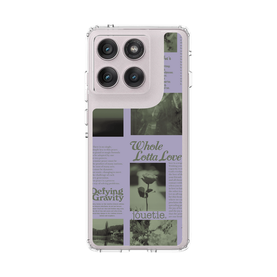 スリムプロテクションケース［ jouetie - Newspaper ］