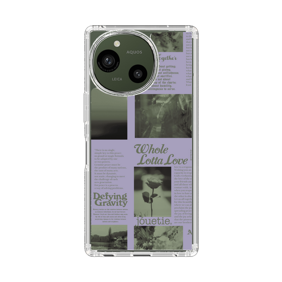 スリムプロテクションケース［ jouetie - Newspaper ］