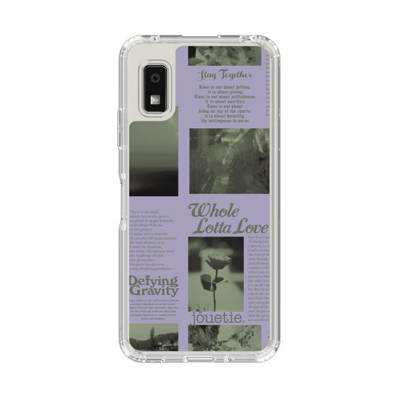 スリムプロテクションケース［ jouetie - Newspaper ］