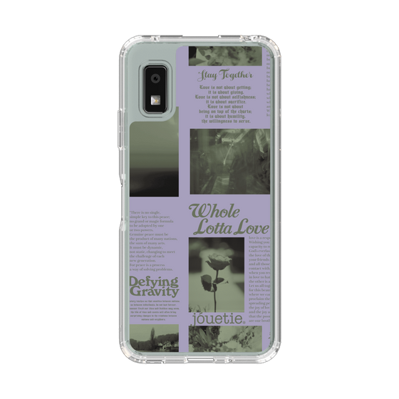 スリムプロテクションケース［ jouetie - Newspaper ］