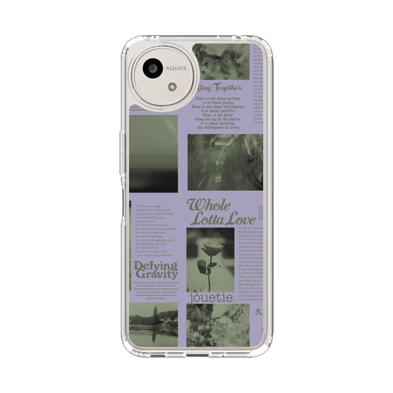 スリムプロテクションケース［ jouetie - Newspaper ］