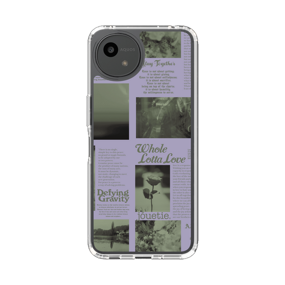 スリムプロテクションケース［ jouetie - Newspaper ］