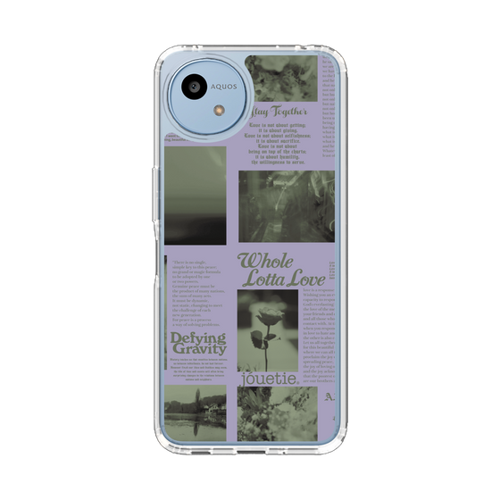 スリムプロテクションケース［ jouetie - Newspaper ］