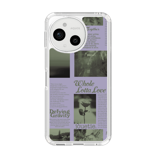 スリムプロテクションケース［ jouetie - Newspaper ］