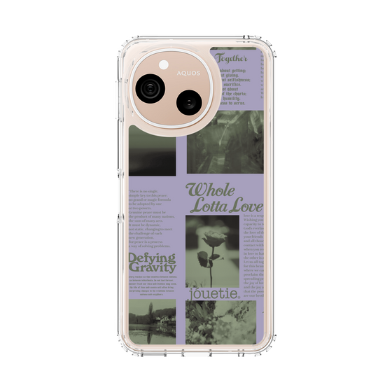 スリムプロテクションケース［ jouetie - Newspaper ］