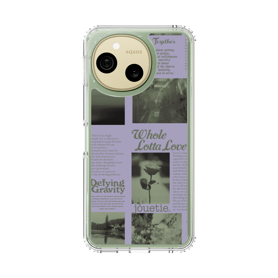 スリムプロテクションケース［ jouetie - Newspaper ］