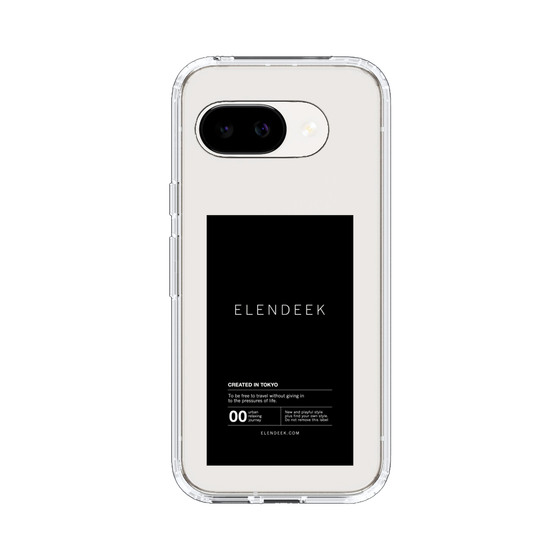 スリムプロテクションケース［ ELENDEEK - ロゴステッカー - Black ］