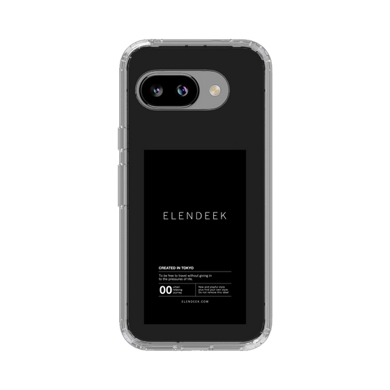 スリムプロテクションケース［ ELENDEEK - ロゴステッカー - Black ］