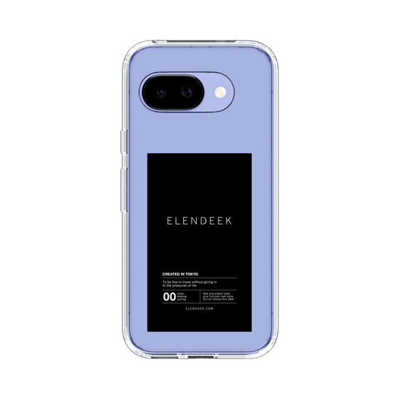 スリムプロテクションケース［ ELENDEEK - ロゴステッカー - Black ］