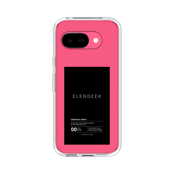 スリムプロテクションケース［ ELENDEEK - ロゴステッカー - Black ］