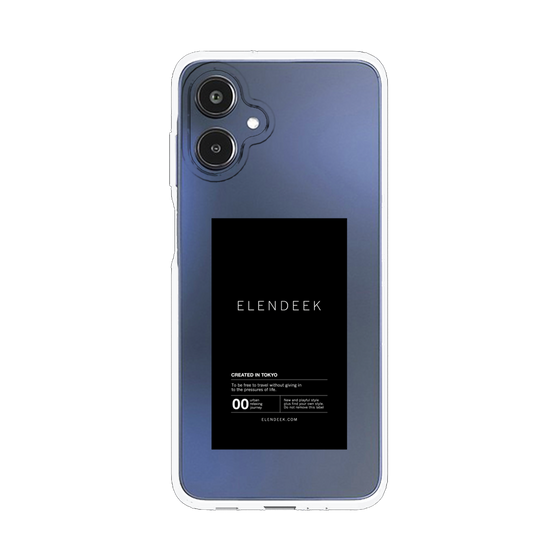 スリムプロテクションケース［ ELENDEEK - ロゴステッカー - Black ］