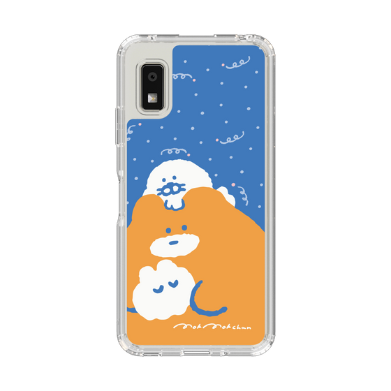 スリムプロテクションケース［ もくもくちゃん - むぎゅむぎゅ ］