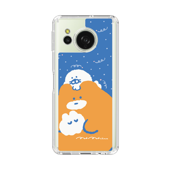 スリムプロテクションケース［ もくもくちゃん - むぎゅむぎゅ ］