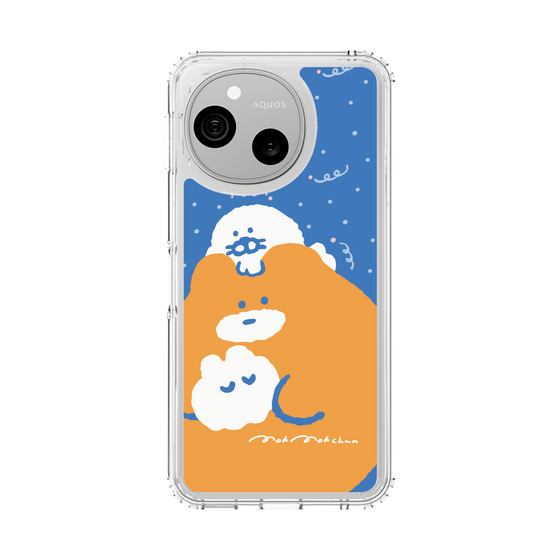 スリムプロテクションケース［ もくもくちゃん - むぎゅむぎゅ ］