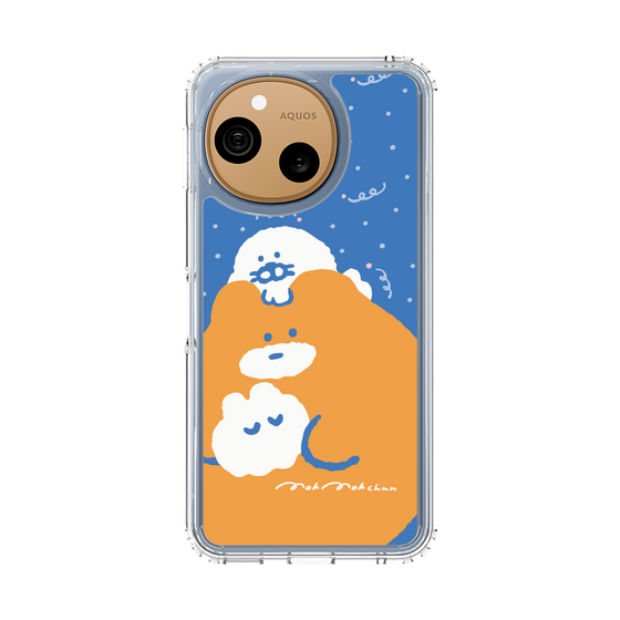 スリムプロテクションケース［ もくもくちゃん - むぎゅむぎゅ ］