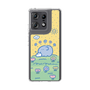 スリムプロテクションケース［ もくもくちゃん - ピクニック日和 ］
