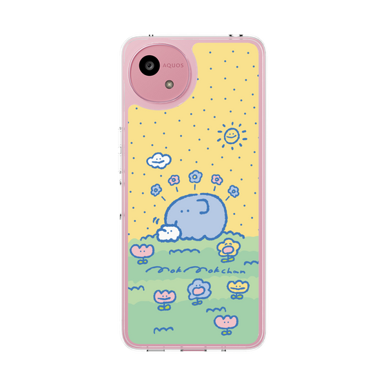 スリムプロテクションケース［ もくもくちゃん - ピクニック日和 ］