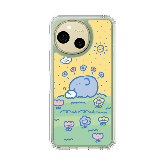 スリムプロテクションケース［ もくもくちゃん - ピクニック日和 ］