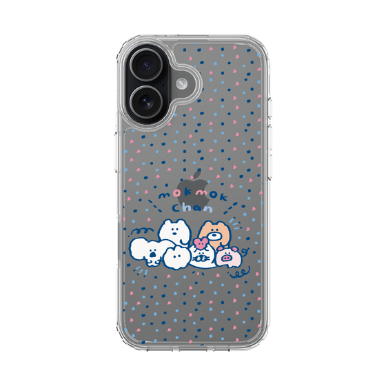 スリムプロテクションケース［ もくもくちゃん - みんなでハッピー ］