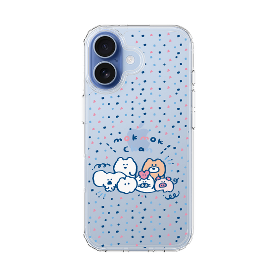 スリムプロテクションケース［ もくもくちゃん - みんなでハッピー ］