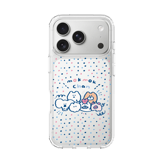 スリムプロテクションケース［ もくもくちゃん - みんなでハッピー ］