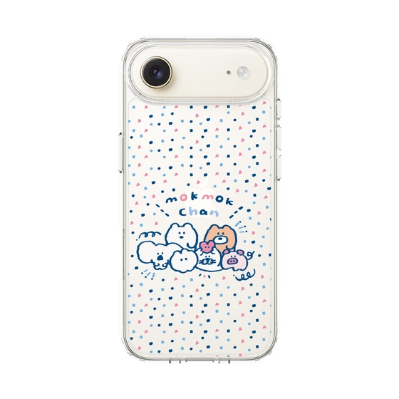 スリムプロテクションケース［ もくもくちゃん - みんなでハッピー ］