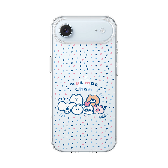 スリムプロテクションケース［ もくもくちゃん - みんなでハッピー ］