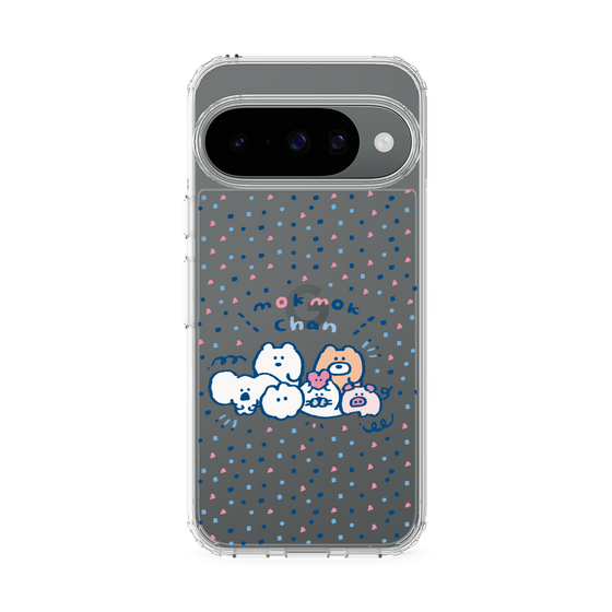 スリムプロテクションケース［ もくもくちゃん - みんなでハッピー ］