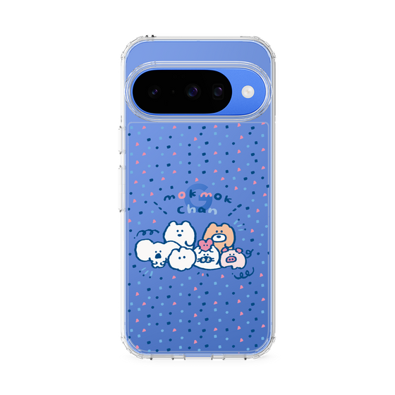 スリムプロテクションケース［ もくもくちゃん - みんなでハッピー ］