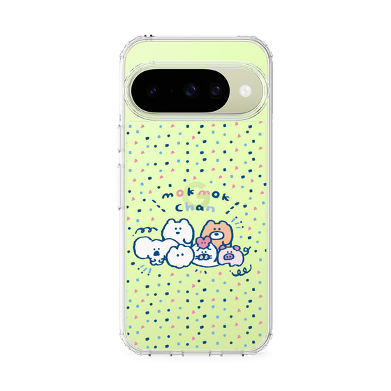 スリムプロテクションケース［ もくもくちゃん - みんなでハッピー ］