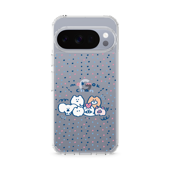 スリムプロテクションケース［ もくもくちゃん - みんなでハッピー ］