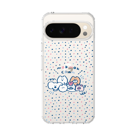 スリムプロテクションケース［ もくもくちゃん - みんなでハッピー ］