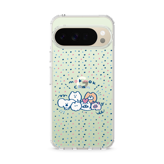 スリムプロテクションケース［ もくもくちゃん - みんなでハッピー ］