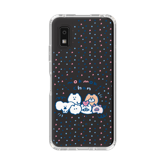 スリムプロテクションケース［ もくもくちゃん - みんなでハッピー ］