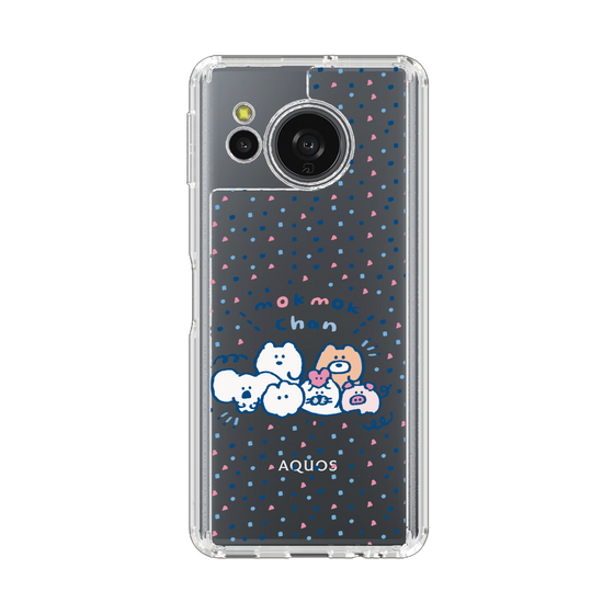 スリムプロテクションケース［ もくもくちゃん - みんなでハッピー ］