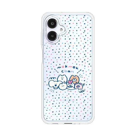 スリムプロテクションケース［ もくもくちゃん - みんなでハッピー ］
