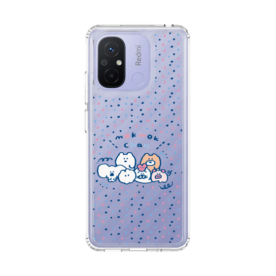 スリムプロテクションケース［ もくもくちゃん - みんなでハッピー ］