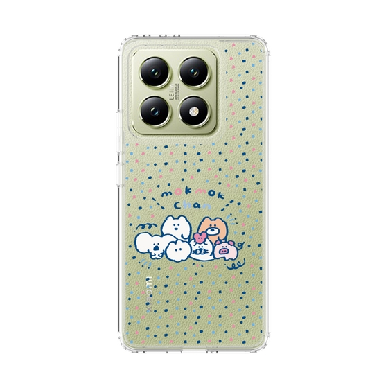 スリムプロテクションケース［ もくもくちゃん - みんなでハッピー ］