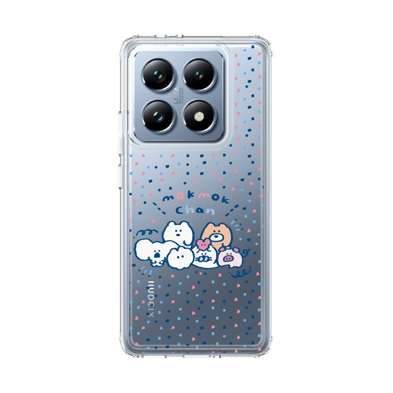 スリムプロテクションケース［ もくもくちゃん - みんなでハッピー ］
