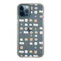 スリムプロテクションケース［ もくもくちゃん - 可愛いスタンプ ］