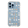 スリムプロテクションケース［ もくもくちゃん - 可愛いスタンプ ］
