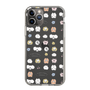 スリムプロテクションケース［ もくもくちゃん - 可愛いスタンプ ］